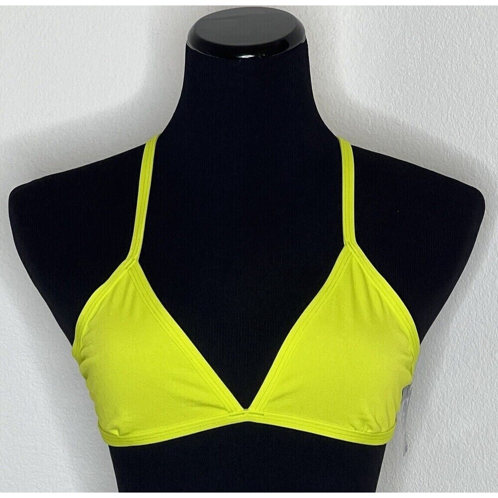 Jolyn Bikini Top Triangle Large Green‎ New with tags